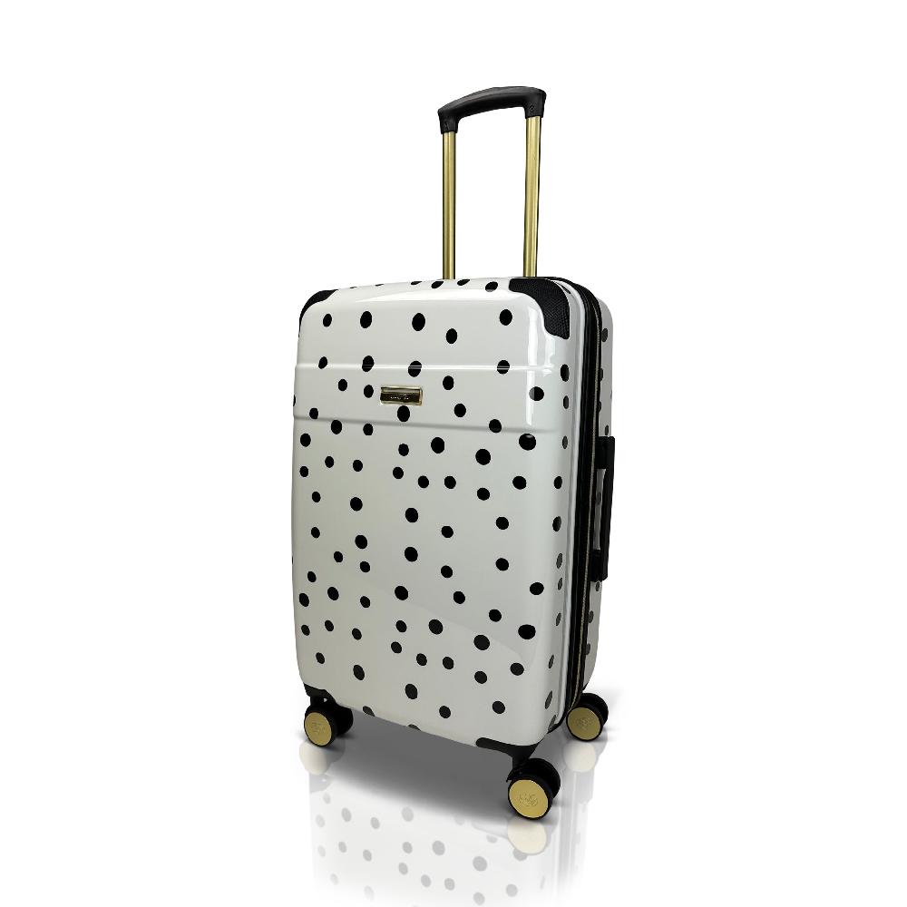 American Flyer Jenni Chan Polka Dot 3-Piece Hardside Spinner Set