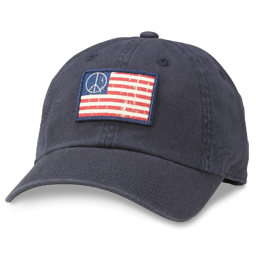 american needle Ballpark Patch Hat – Peace USA