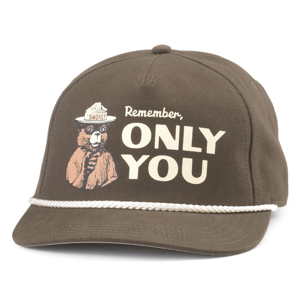 american needle Canvas Cappy Hat – Smokey Bear