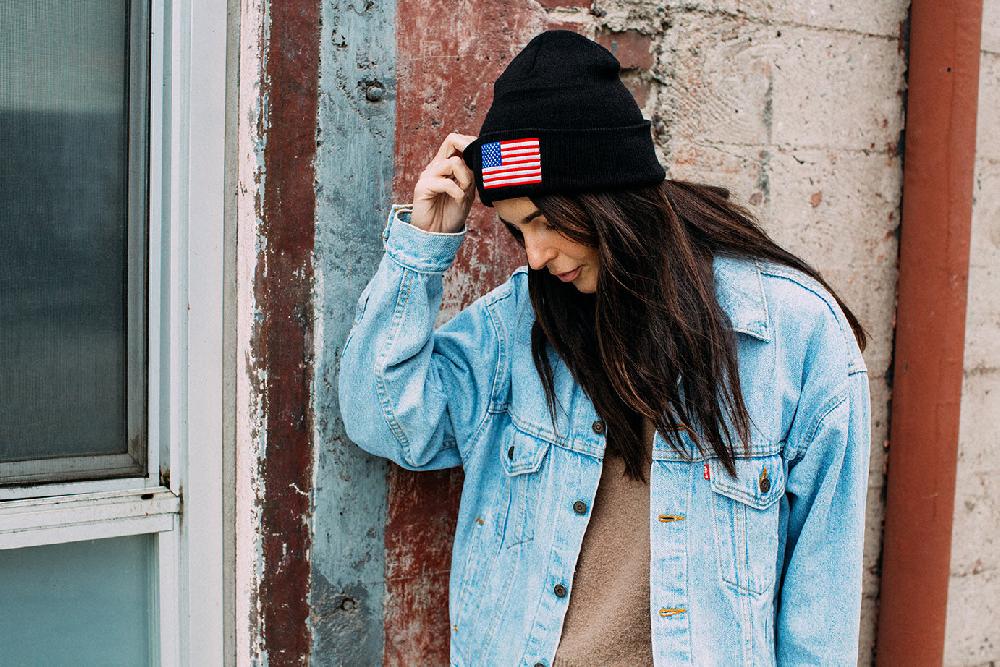 American Needle Cuffed Knit Beanie – USA