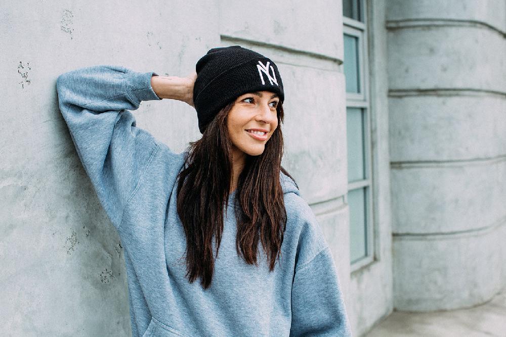 American Needle Cuffed Knit – New York Black Yankees