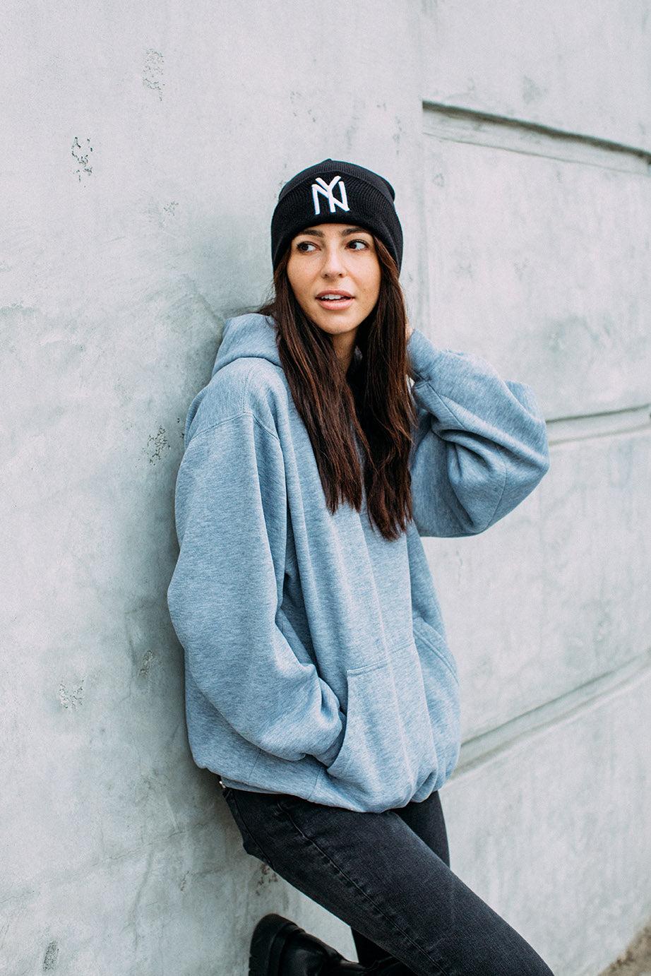 American Needle Cuffed Knit – New York Black Yankees