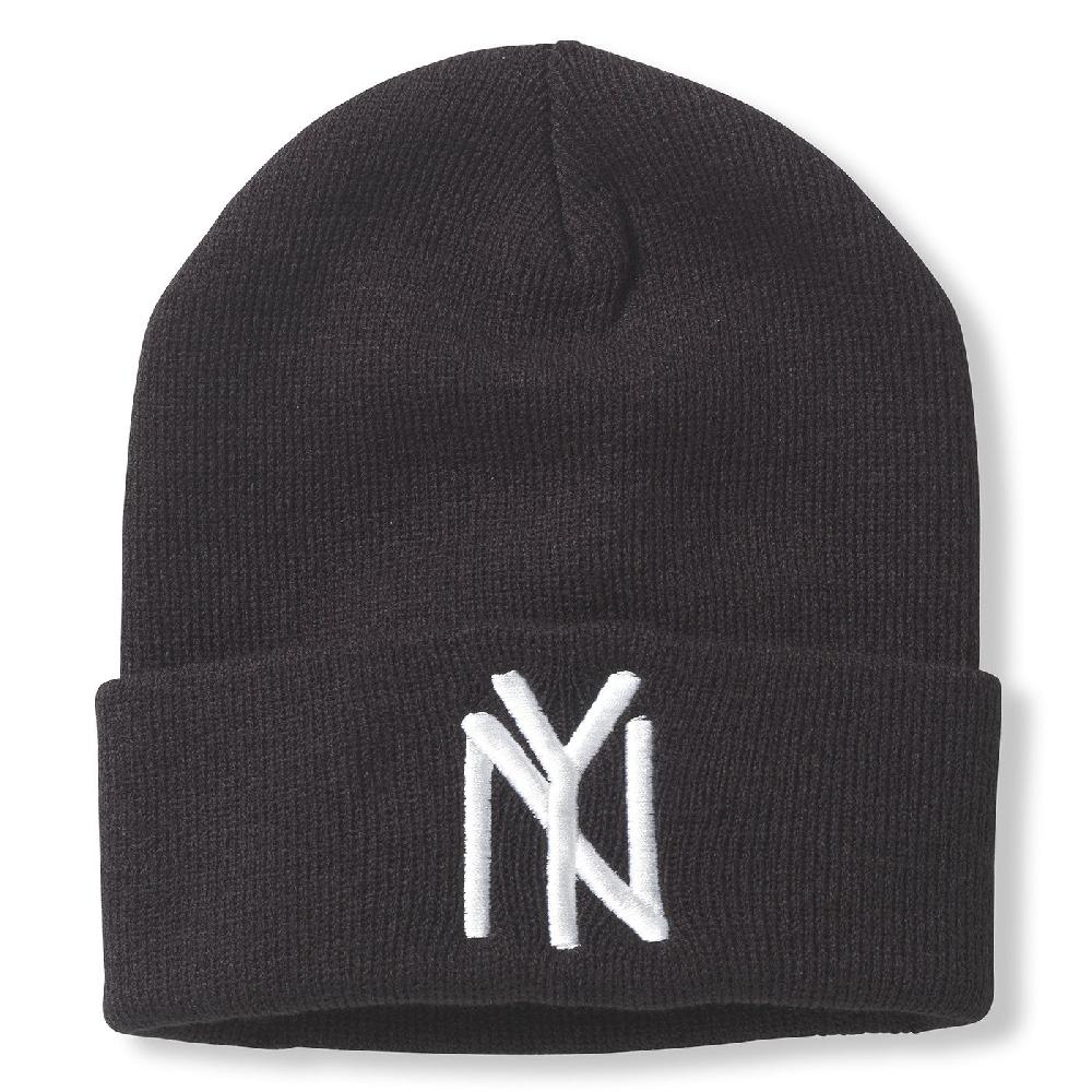 american needle Cuffed Knit – New York Black Yankees