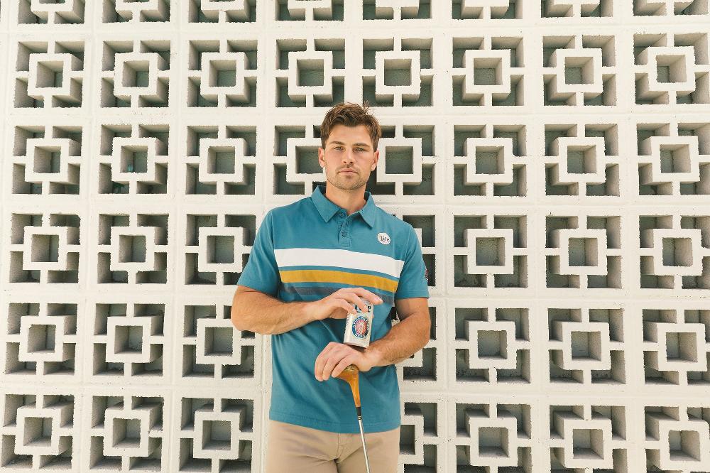 American Needle Maverick Polo Tshirt – Miller Lite