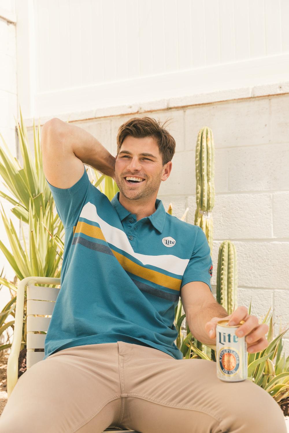 American Needle Maverick Polo Tshirt – Miller Lite