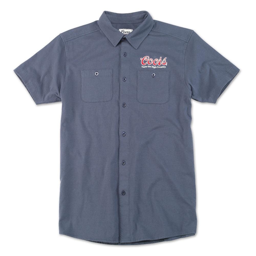 american needle Brew Master Button Up Short Sleeve Shirt – Coors