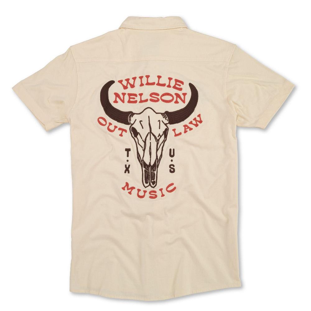 American Needle Brew Master Button Up Short Sleeve Shirt – Willie Nelson