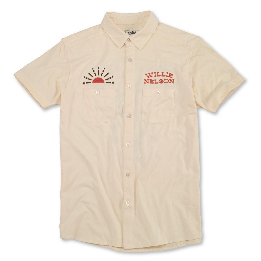 american needle Brew Master Button Up Short Sleeve Shirt – Willie Nelson