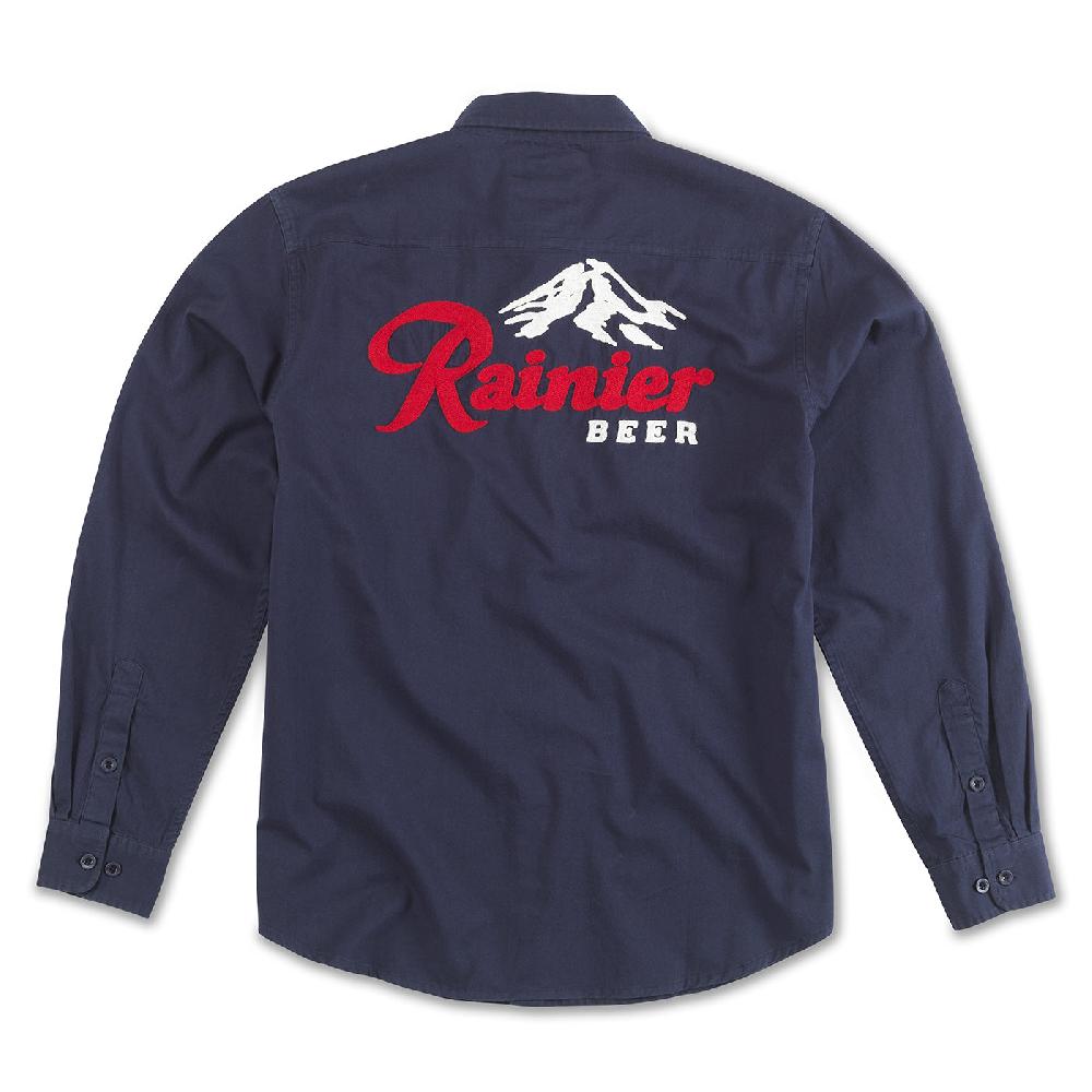 American Needle Daily Grind Long Sleeve Button Up – Rainier Beer