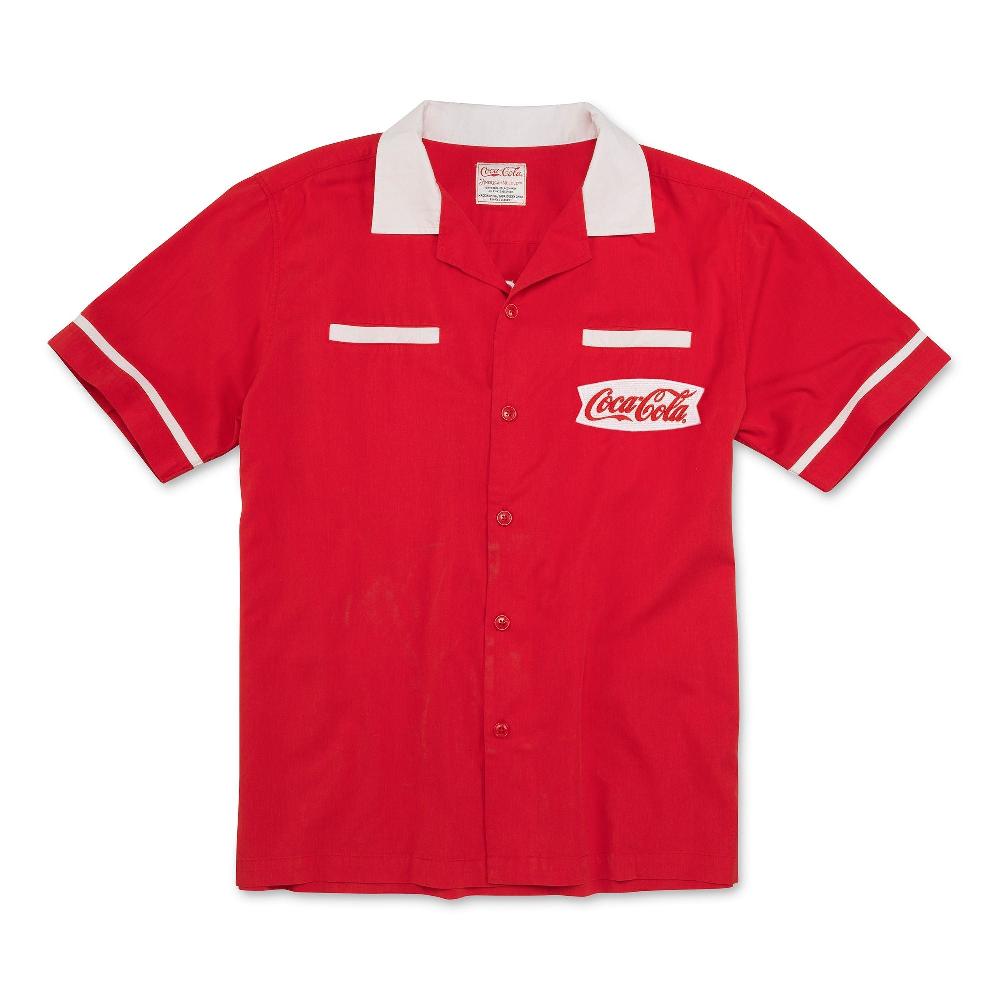 american needle Lebowski Button Up Short Sleeve Shirt – Coca Cola