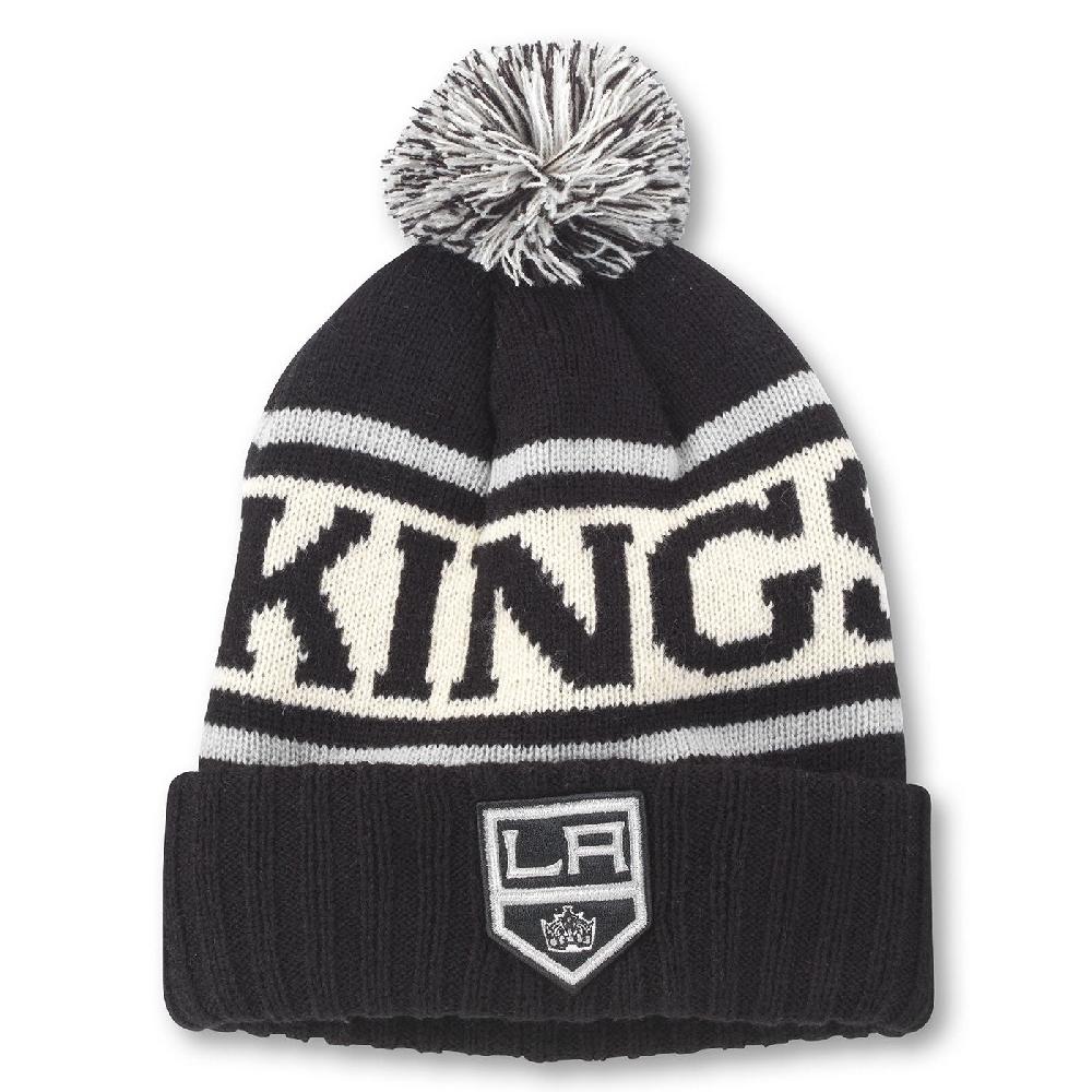 american needle Pillow Line Knit Pom Pom Beanie – Los Angeles Kings