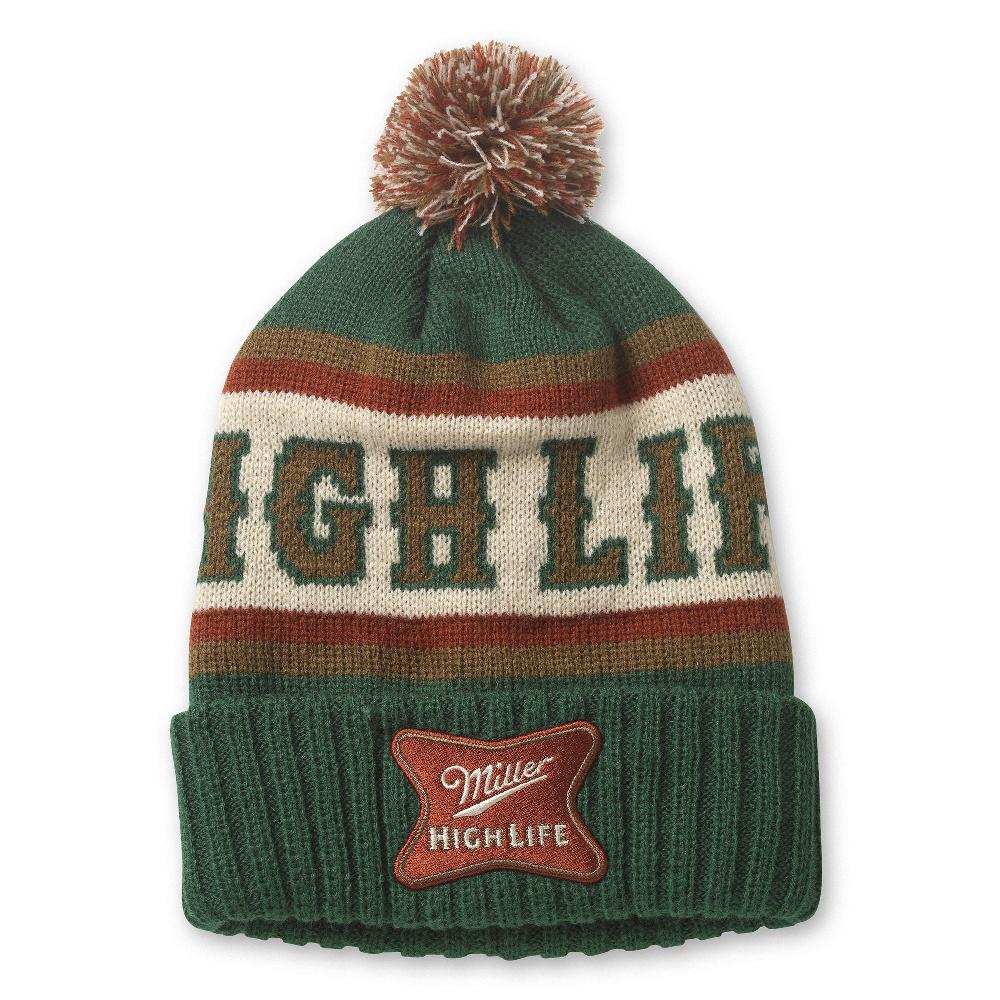 american needle Pillow Line Knit Pom Pom Beanie – Miller High Life