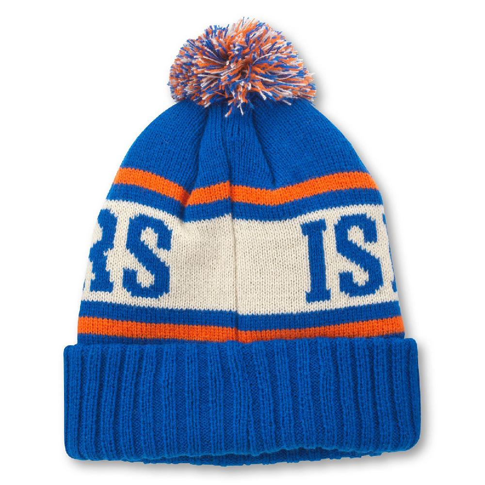 American Needle Pillow Line Knit Pom Pom Beanie – New York Islanders