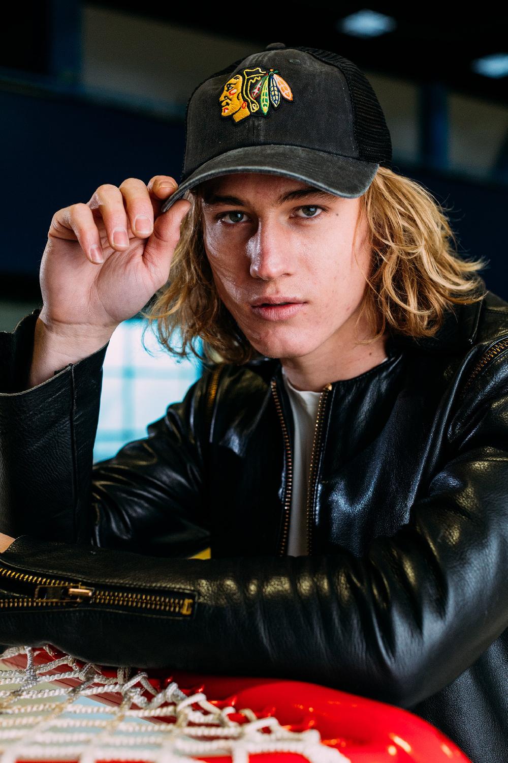 American Needle Raglan Bones Hat – Chicago Blackhawks