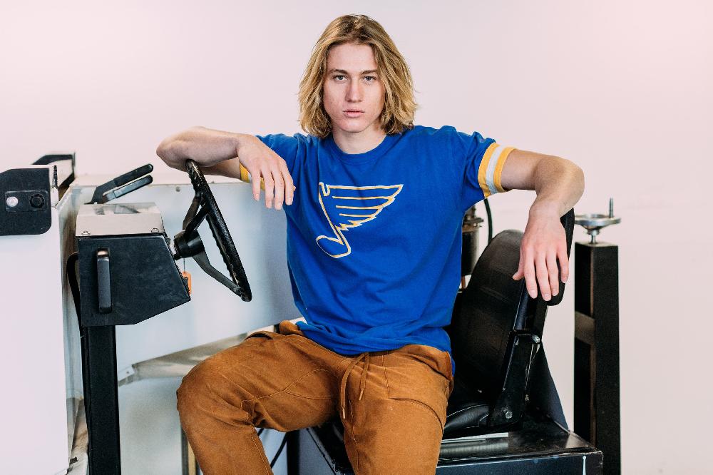 American Needle Remote Control Tshirt – St. Louis Blues