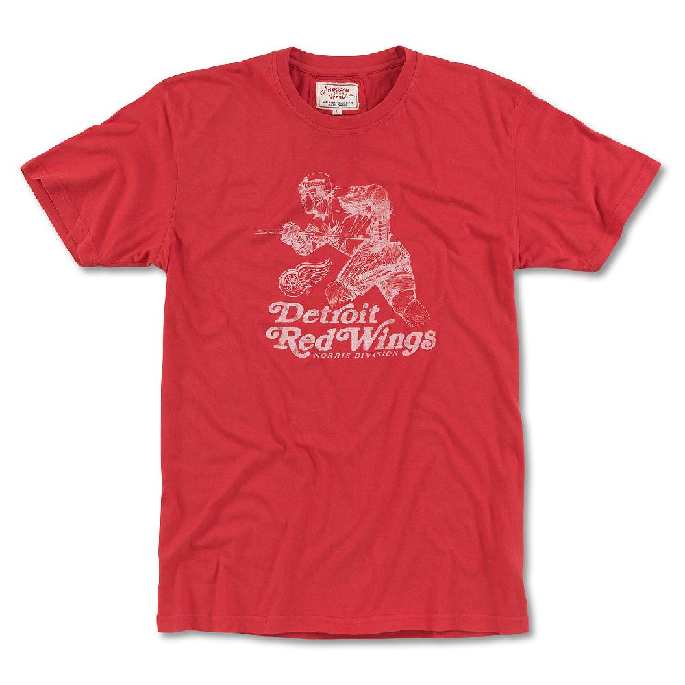 american needle Vintage Fade Brass Tacks 2 Tshirt – Detroit Red Wings