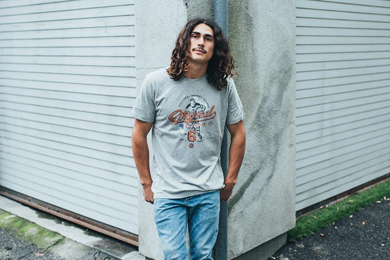 American Needle Vintage Fade Brass Tacks 2 Tshirt – NHL Original 6