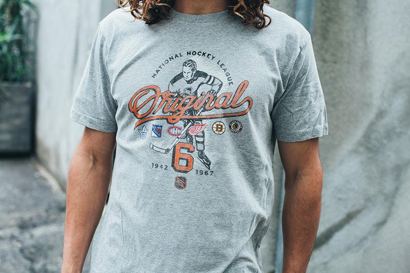 American Needle Vintage Fade Brass Tacks 2 Tshirt – NHL Original 6