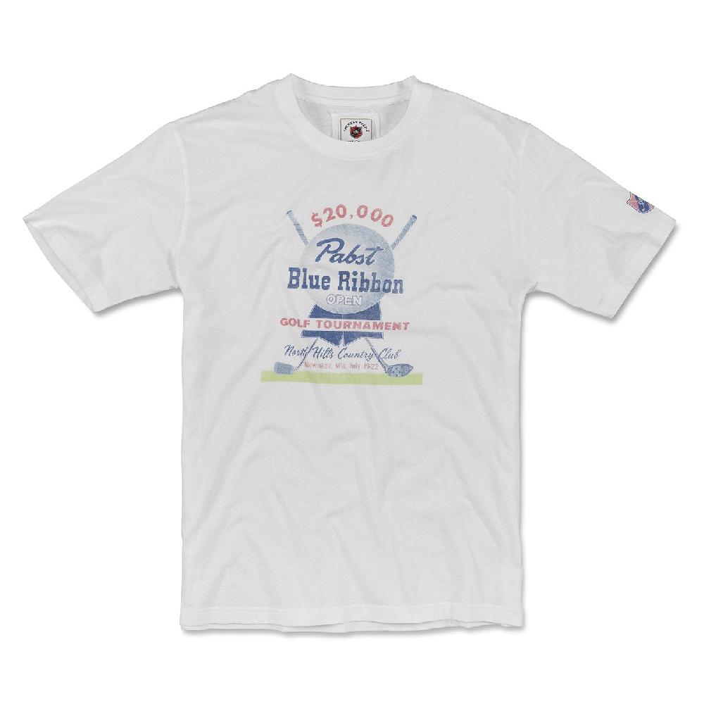 american needle Vintage Fade Brass Tacks Tshirt – Pabst Blue Ribbon Open