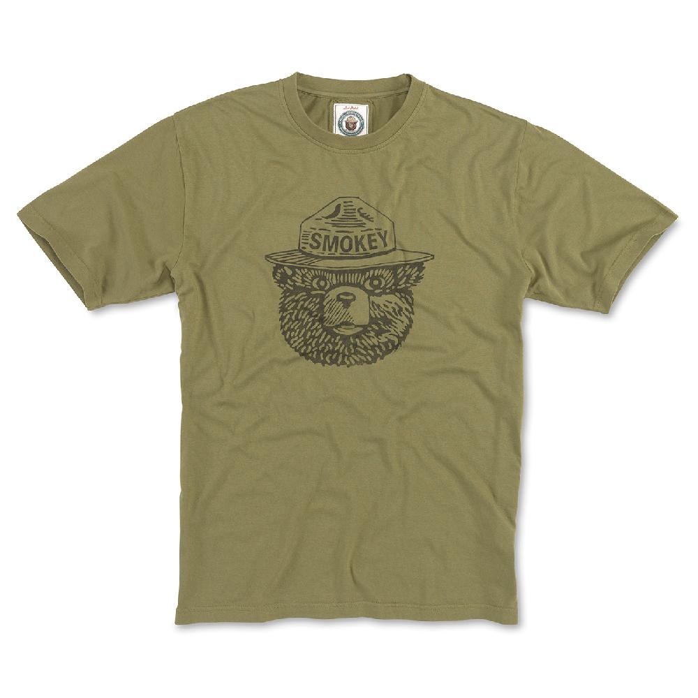 american needle Vintage Fade Brass Tacks Tshirt – Smokey Bear