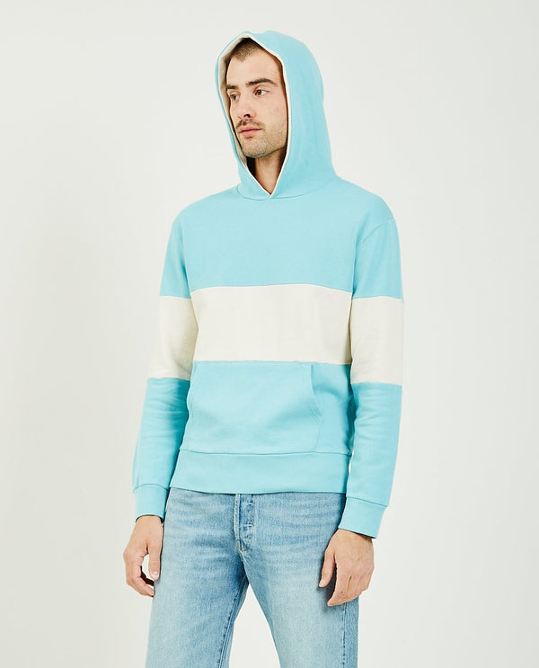 American Rag Cie 1970S Hoodie Blue And White – American Rag Cie