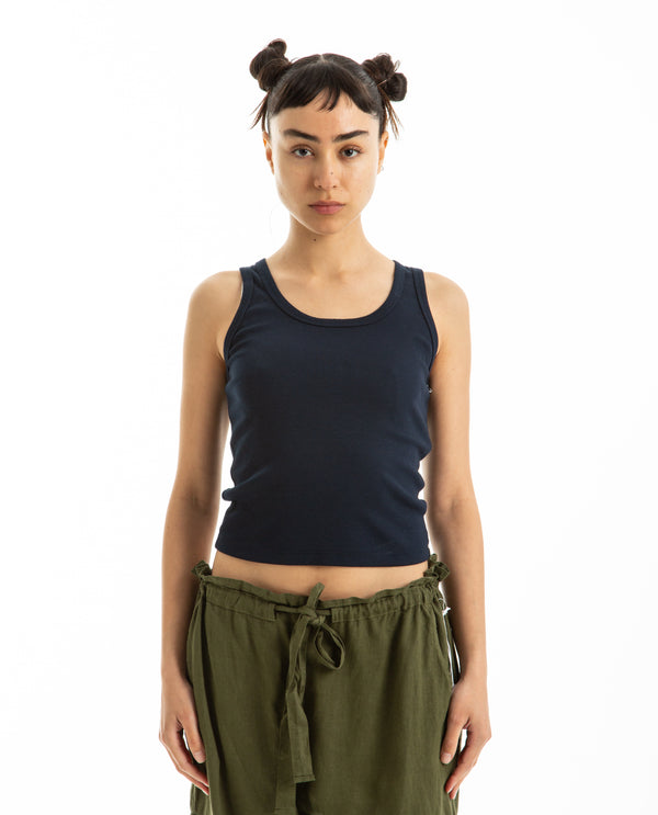 american rag cie 2X1 Rib Classic Tank New Navy – American Rag Cie