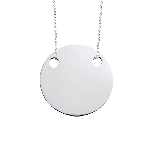 American Rag Cie Baby Disc White Gold Necklace – American Rag Cie