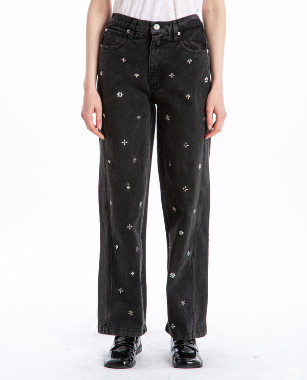 american rag cie Bala Beaded Denim Jeans – American Rag Cie