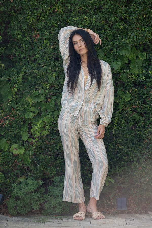 american rag cie CATHERINE TOP IN DESERT PRINT – American Rag Cie