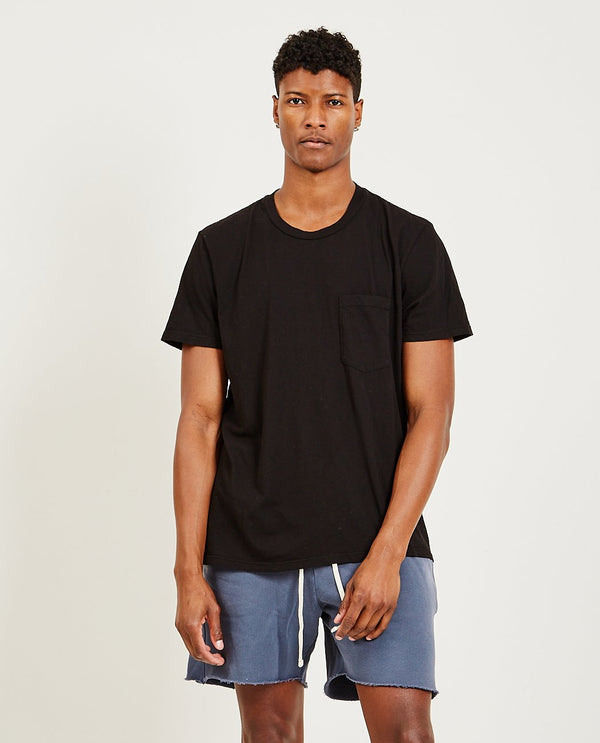 american rag cie Classic Pocket Tee Jet Black – American Rag Cie