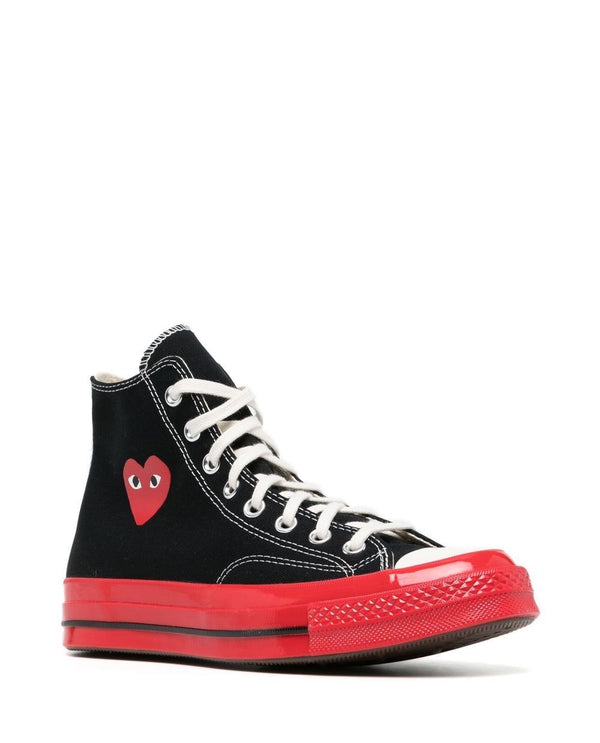 American Rag Cie Converse Red Sole High Top Black – American Rag Cie
