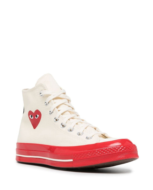 American Rag Cie Converse Red Sole Off High Top Off White – American Rag Cie