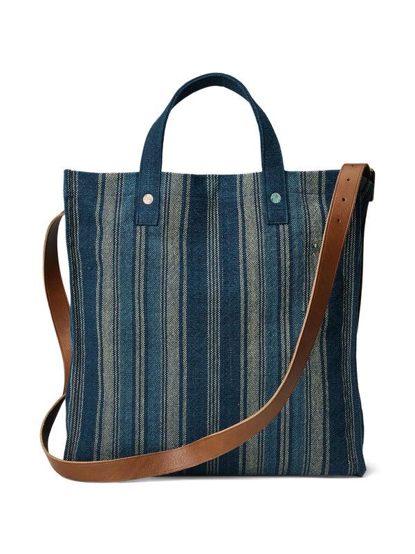 American Rag Cie Handwoven Indigo Carpenter Tote Bag – American Rag Cie