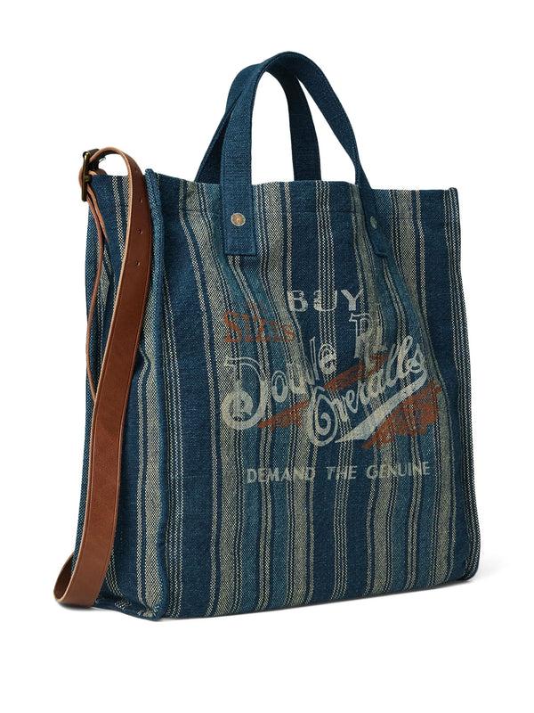 American Rag Cie Handwoven Indigo Carpenter Tote Bag – American Rag Cie