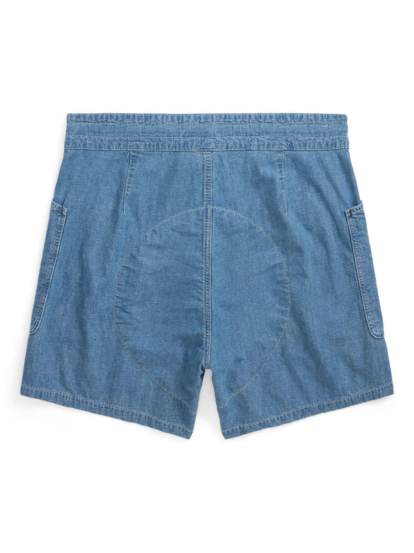 American Rag Cie Indigo Cotton-Linen Chambray Short – American Rag Cie
