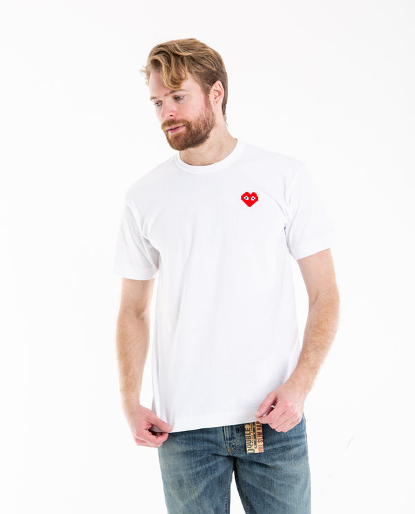 American Rag Cie Invader Heart Patch T-Shirt White – American Rag Cie
