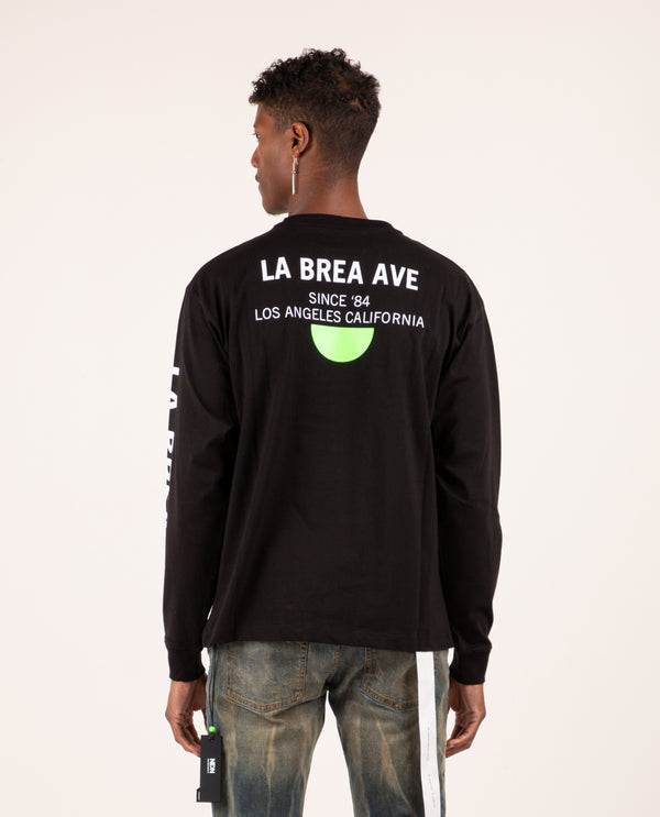American Rag Cie La Brea Ave L/S Tee Black – American Rag Cie