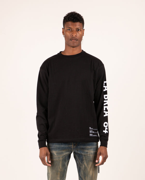 American Rag Cie La Brea Ave L/S Tee Black – American Rag Cie