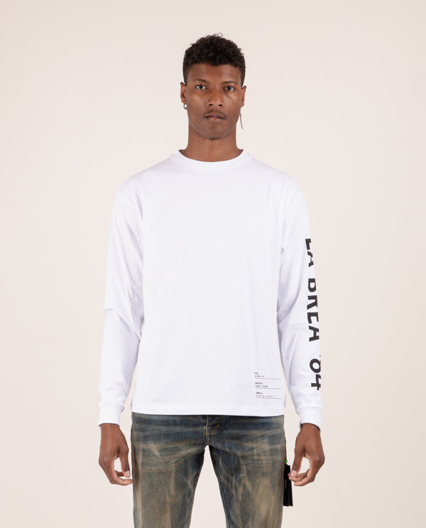 American Rag Cie La Brea Ave L/S Tee White – American Rag Cie