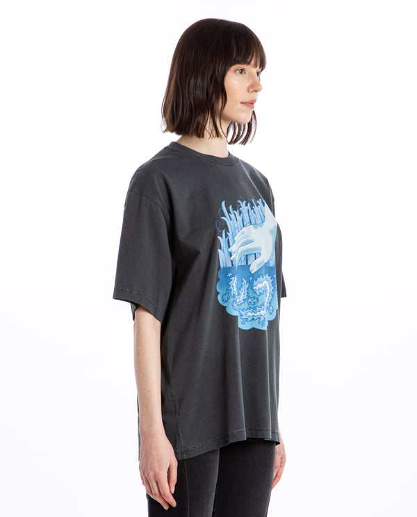 American Rag Cie La Print Hand Tee – American Rag Cie