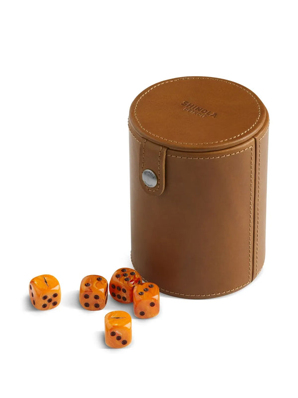 american rag cie Leather Dice Cup With Dice – American Rag Cie