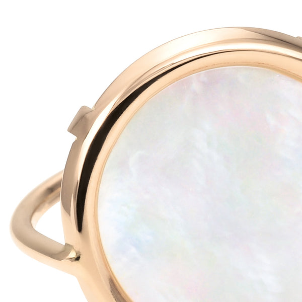 American Rag Cie Mother Of Pearl Disc Ring – American Rag Cie