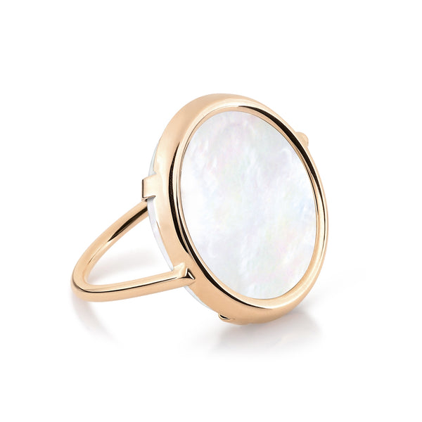 american rag cie Mother Of Pearl Disc Ring – American Rag Cie