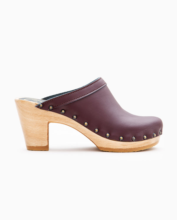 american rag cie Old School Studded Clog on High Heel – American Rag Cie