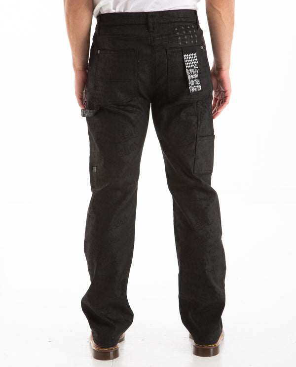 American Rag Cie Operator Pant Black Grease – American Rag Cie