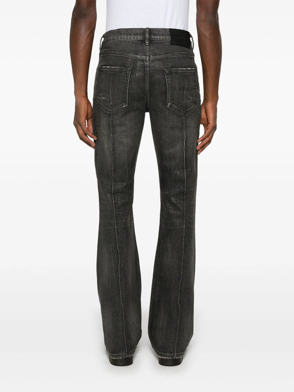 American Rag Cie P004 Pintuck Flare Coated Jean – American Rag Cie