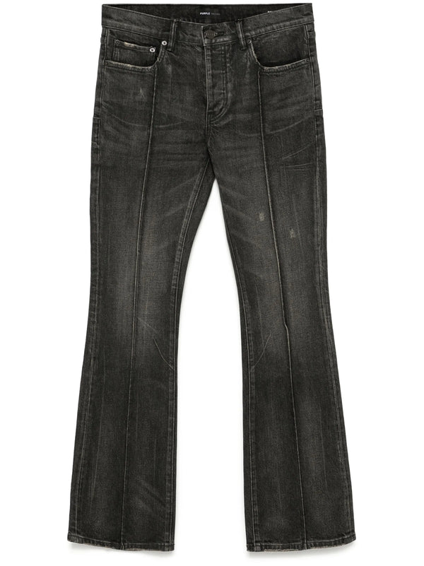 american rag cie P004 Pintuck Flare Coated Jean – American Rag Cie