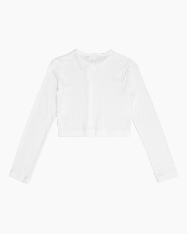 American Rag Cie Pointelle Crop Cardigan – American Rag Cie