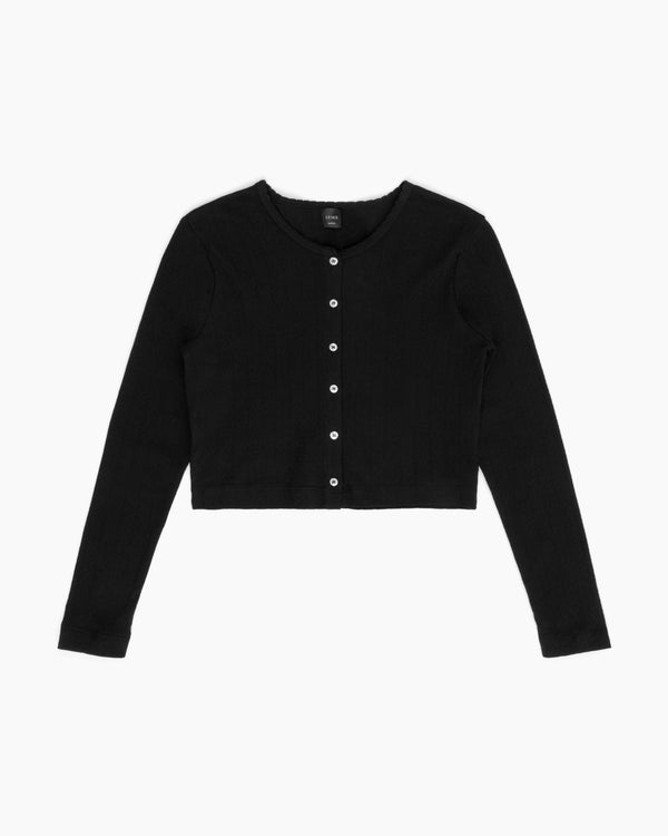 american rag cie Pointelle Crop Cardigan – American Rag Cie