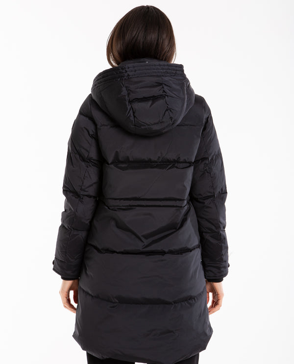 American Rag Cie Puffy Parka Jacket Black – American Rag Cie